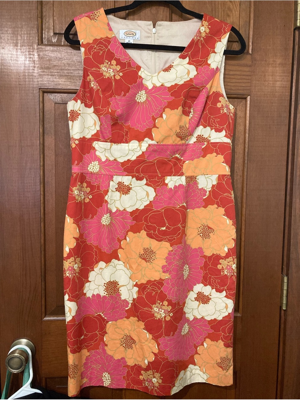 Talbots Sleeveless Floral Dress size 10P